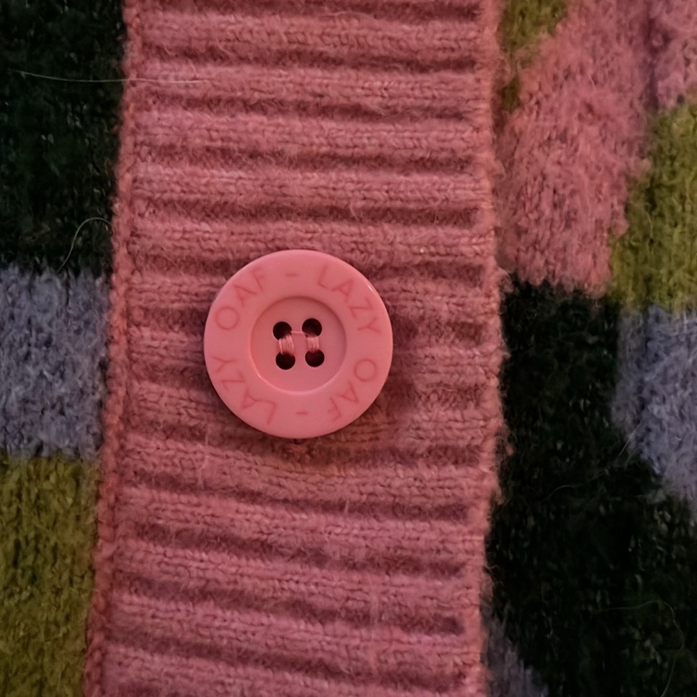 Lazy Oaf lazy checkered cardigan - Picture 5 of 7